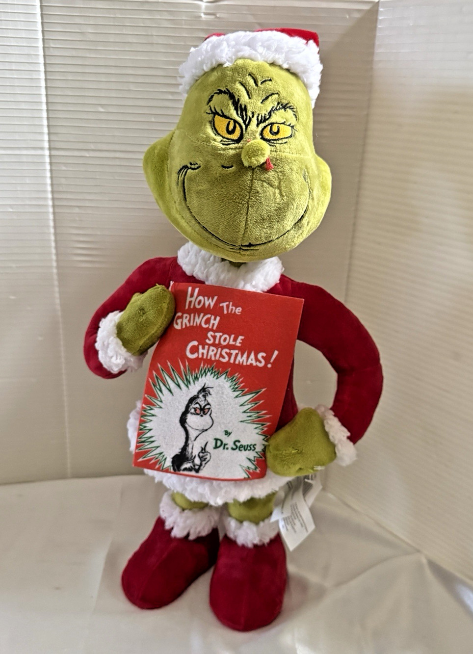Gemmy 2022 The Grinch Christmas Door Greeter Plush 18.5" Stuffed Figure 880165